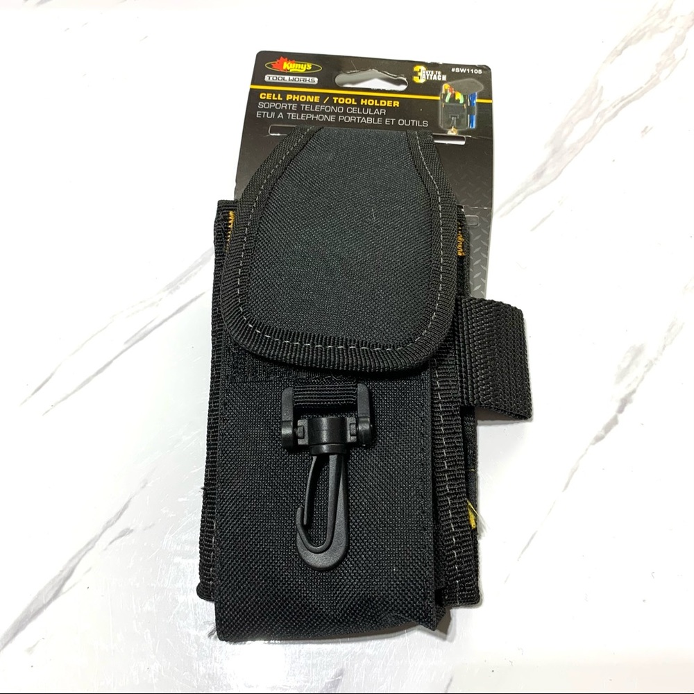 2 in 1 clip-on phone/tool holder